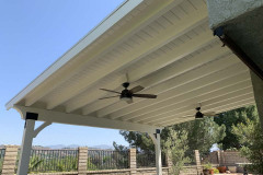 Wood Roofed Patio Cover In Santa Clarita
