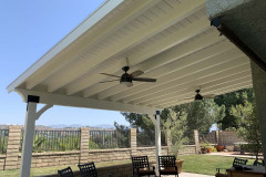 Wood Roofed Patio Cover In Santa Clarita