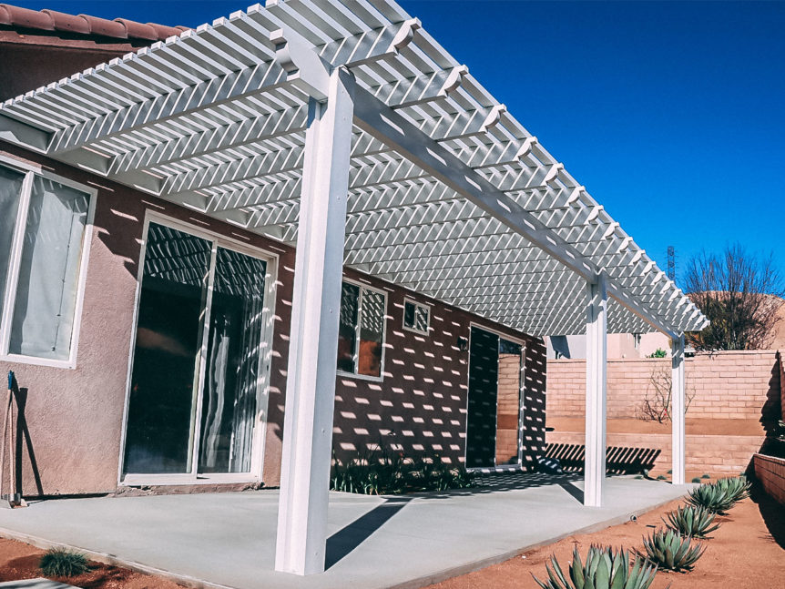 aluminum lattice patio cover