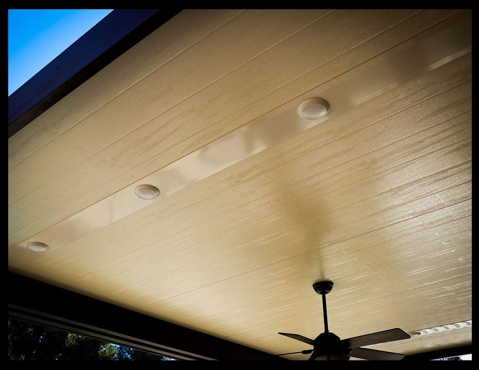 Alumawood Recessed Light Strips, Patio Cover Light Fixtures