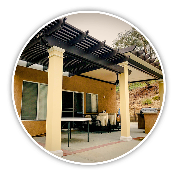 Alumawood patio covers in West Hills
