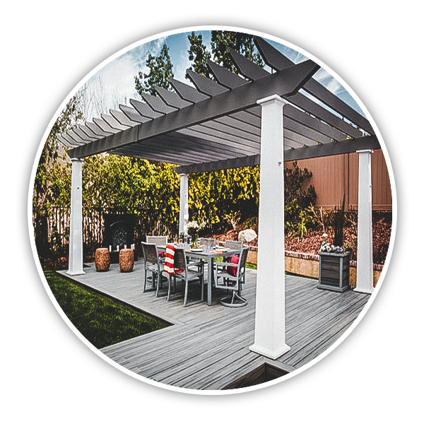 Trex Patio Covers Covered, Trex Patio Covers