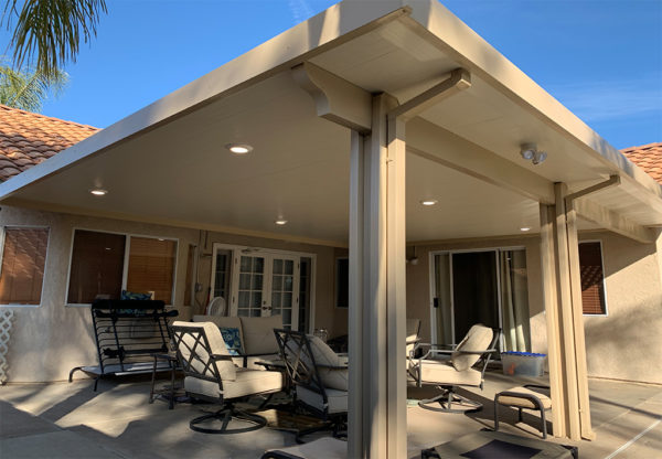 Alumawood Insulated Roofed Patio Cover - Patiocovered.com