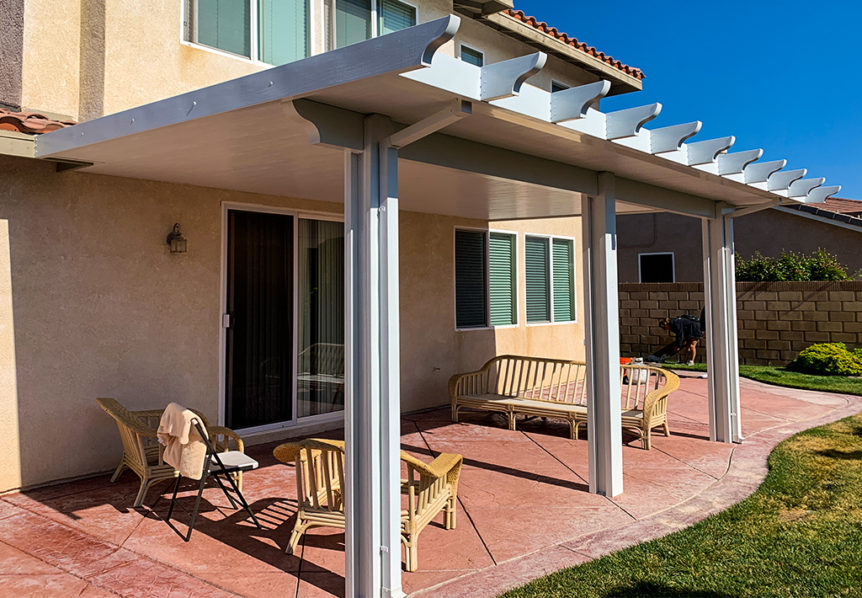 Alumawood aluminum patio covers in Lancaster, CA - Patio Covered