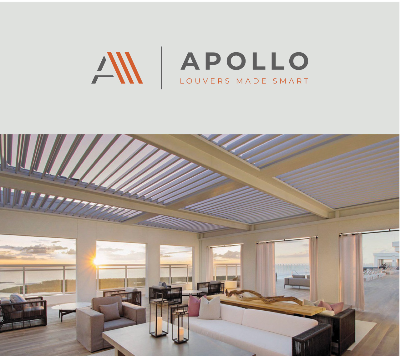 Apollo adjustable patio cover system
