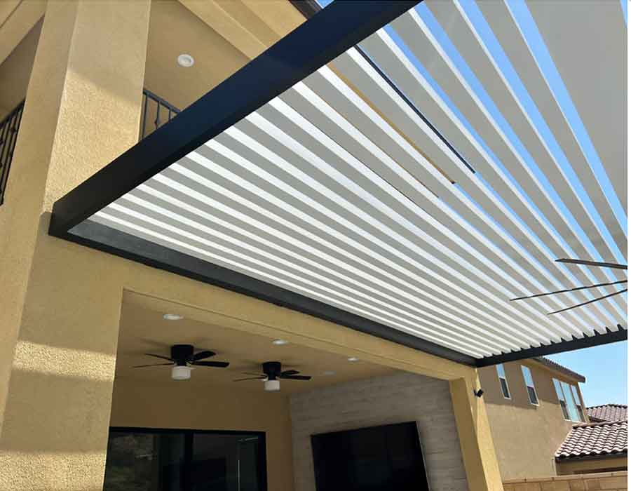 4K Aluminum Patio Cover Located in Skyline Ranch