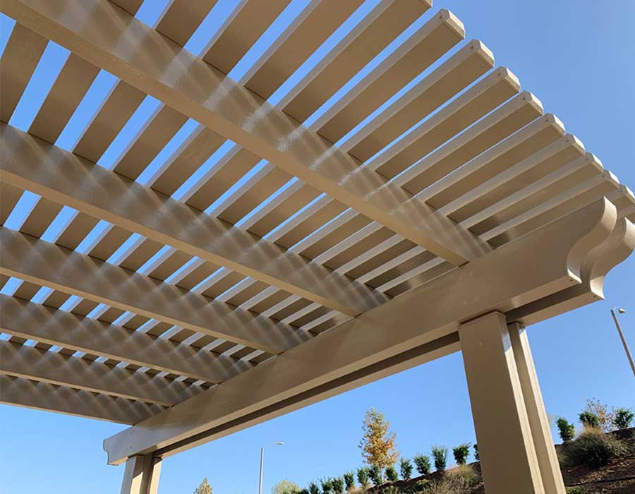 Alumawood Laguna Lattice Pergola | Los Angeles Ca