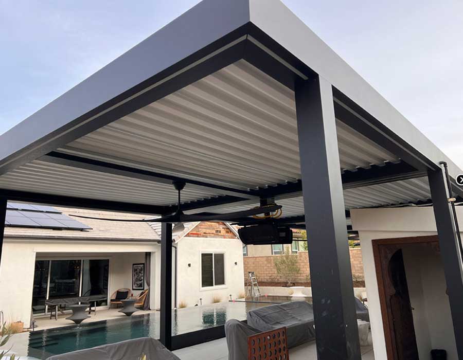 Smart Louvered Pergolas in Los Angeles