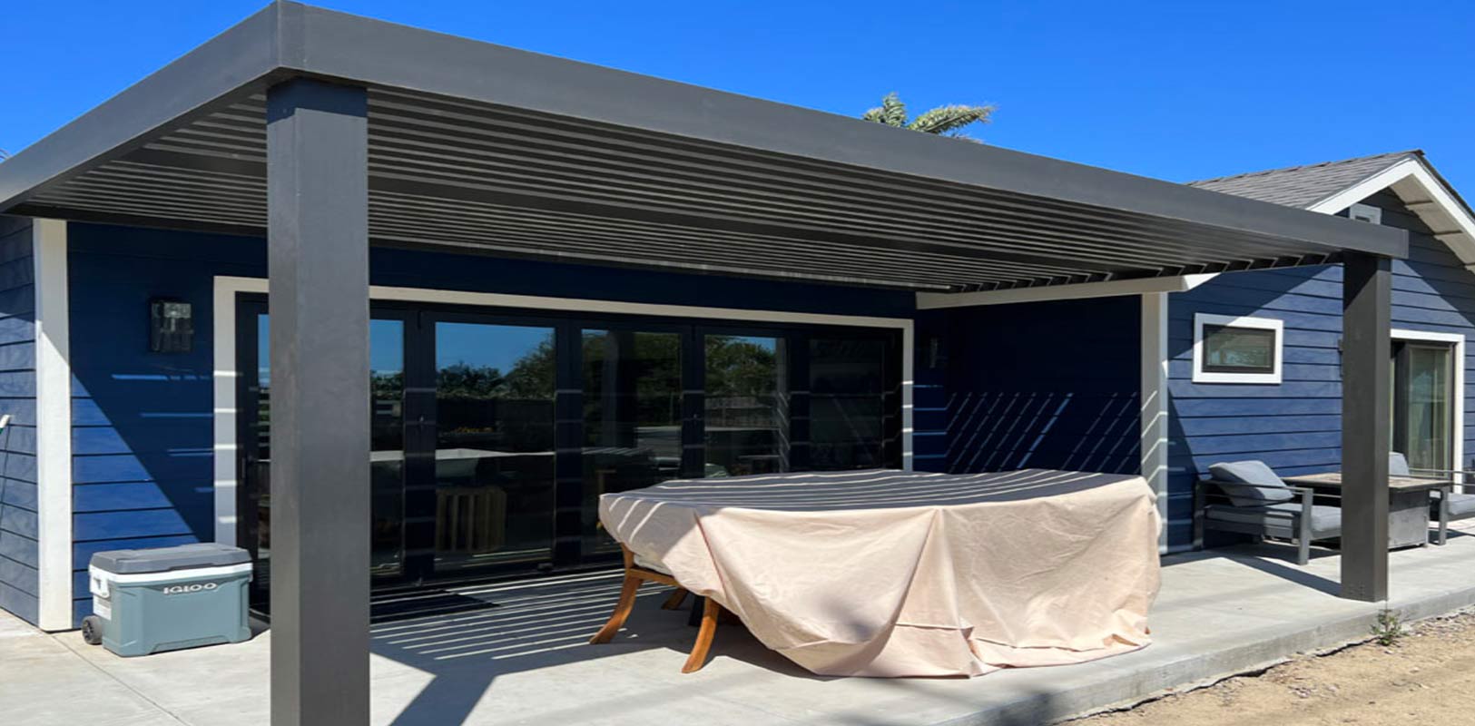 4K ALUMINUM PERGOLA IN VENTURA CALIFORNIA