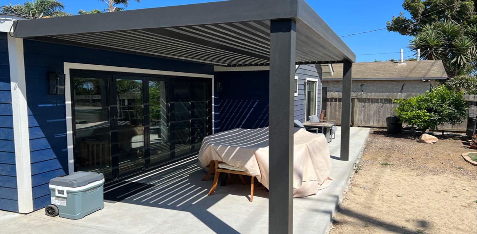 4K ALUMINUM PERGOLA IN VENTURA CALIFORNIA