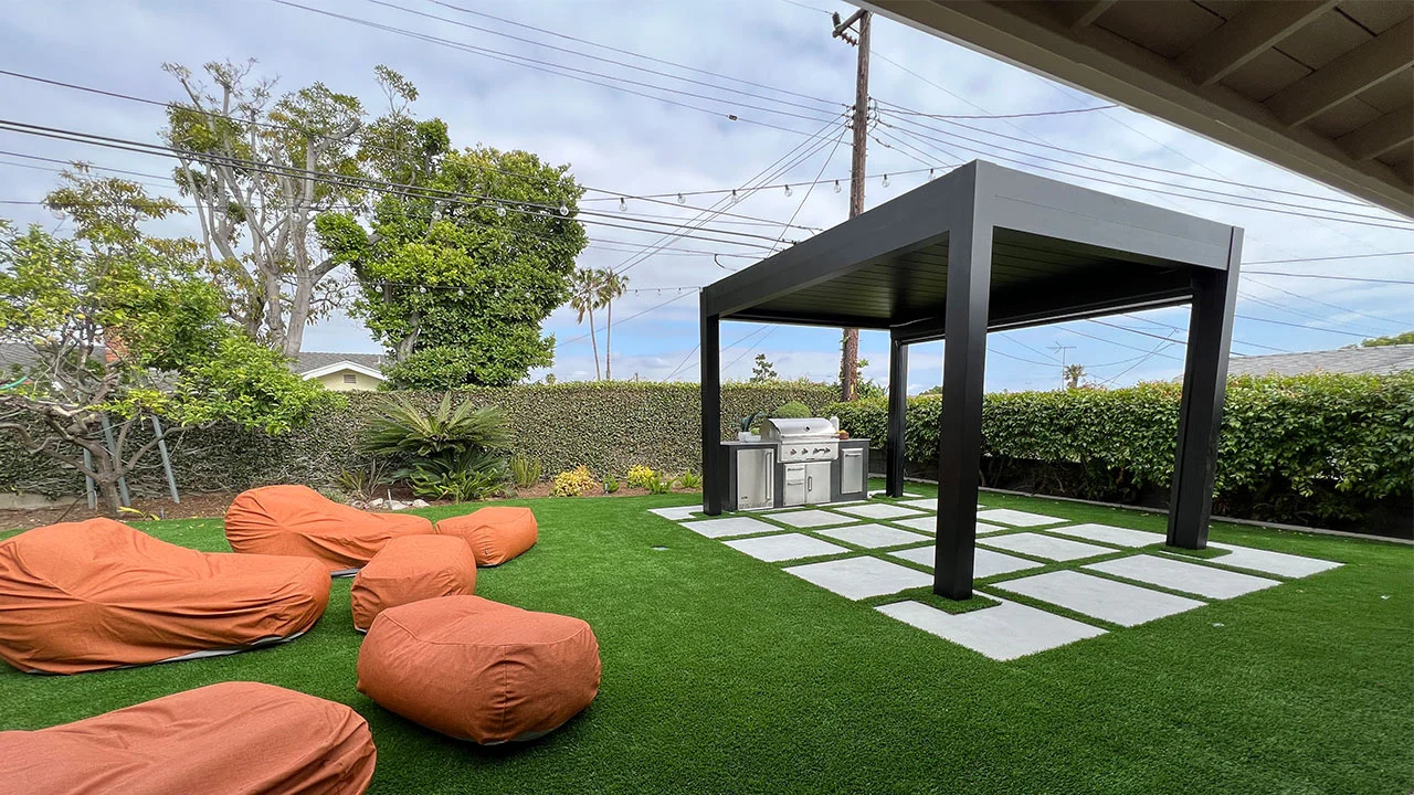 Louvered pergolas in Los Angeles